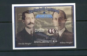 Papua New Guinea #1089 (2003 Flight Anniversary souvenir sheet) VFMNH CV $9.00 - Picture 1 of 1
