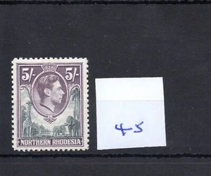 Northern Rhodesia - (045) 1938 - 5/-d value - mint - Cat £29 - Picture 1 of 1