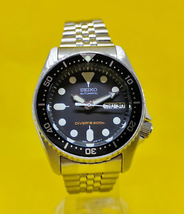 PRE OWNED SEIKO DIVERS 7S26-0030 SKX013 MED AUTOMATIC MENS WATCH 165242