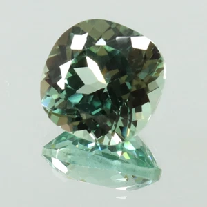 Piedra preciosa suelta de zafiro parti azul verde impecable natural de 7,75 quilates - Imagen 1 de 7