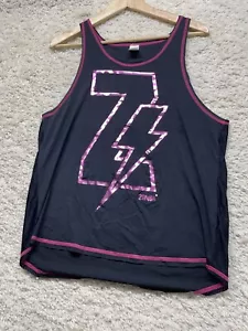 Zumba Loose Fit Mesh Dance Tank Top Black Women’s Medium EUC - Picture 1 of 9