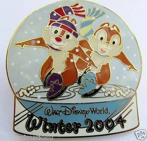 Disney WDW Chip and Dale Skating Winter Surprise Pin ** - Picture 1 of 2