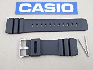 Genuine Casio AMW320R AMW330 AMW330B AMWS320 fits AMW320 black watch band & pins
