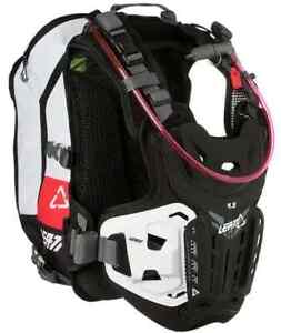 LEATT GPX 4.5 HYDRATION CHEST PROTECTOR - BLACK/WHITE