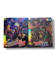GUARDIANS OF THE GALAXY & VOL.2 - MONDO 4K UHD BLURAY STEELBOOKS - Picture 1 of 10