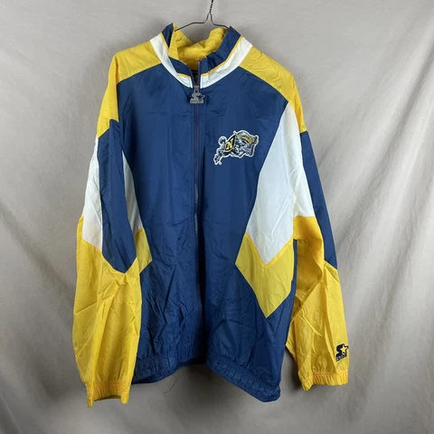 Vintage Navy Naval Academy Midshipmen Starter Jacket XL Rare 90s Football NCAA Cover