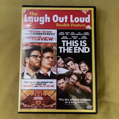 Laugh Out Loud Double Feature DVD This Is the End and The Interview Seth Rogan - Image 1 of 4