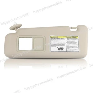 Beige Driver Sun Visor For Highlander 2008 2009-2013 w/ Light 04005-11148-E0 New - Bild 1 von 19