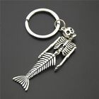 Mermaid Skeleton Skull Goth Punk Emo Halloween Keychain Keyring + Free Gift Bag