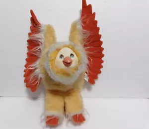 Vintage Doug & Debby Henning Wonder Whims Swoop Eule 1985 Plüschtier orange gelb - Bild 1 von 10