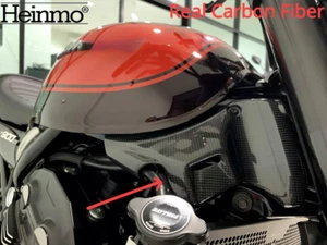 For 2018-2023 Z900RS Carbon Fiber Side Panels Front Fairing Steering Bar Covers - Picture 1 of 9
