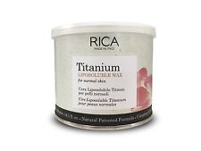 Depilación con cera Rica Titanium 400 ml para la piel sensible