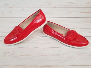 Principles by Ben De Lisi flache rote Lack-Loafer Pumps Schuhe UK 3 - Bild 1 von 7
