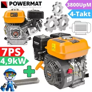 Motor Benzin Benzinmotor 4-Takt Standmotor Kartmotor E-Start 7 PS 4,9 kW 19 mm - Bild 1 von 10