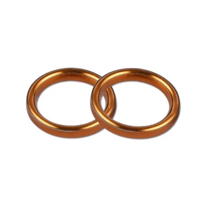 2x Auspuffdichtung Für Honda CB500K VF500F XL500S XR500R CB550K XR600R GL1800 - Picture 1 of 4