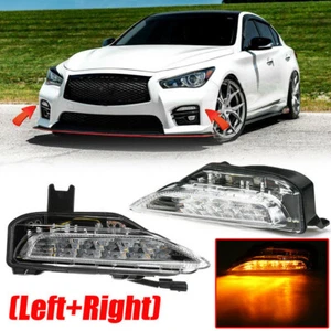 2014-2020 para Infiniti Q50 Q50s par luz de giro frontal pasajero SU - Imagen 1 de 8