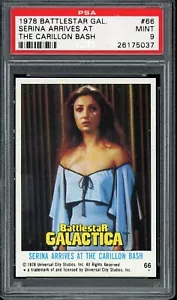 1978 Battlestar Galactica #66 Serina Arrives At The Carillon Bash PSA 9 - Picture 1 of 2