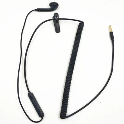 3.5mm Single Earphone Spring Walkie Talkie Headset Police Military Headset - Image 1 of 4