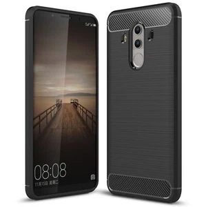 Funda de móvil para Huawei Mate 10 Pro, Carbon Look Silicona Case Cover delgada - Imagen 1 de 7