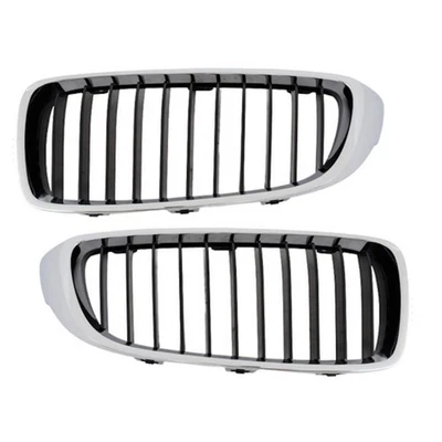 For BMW 430i/440i xDrive Gran Coupe 17-20 Grille Driver & Passenger Side | Pair - Image 1 of 4