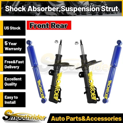 Puntal de suspensión de amortiguador trasero delantero Monroe 4 piezas para Dodge Caravan 2001-2006 2007 Foto 1 de 4