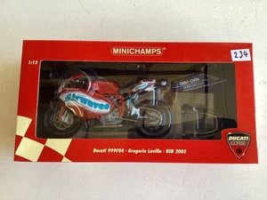 Minichamps Modell 1:12 Ducati 999F04 Gregorio Lavilla BSB 2005 OVP original neu - Bild 1 von 7