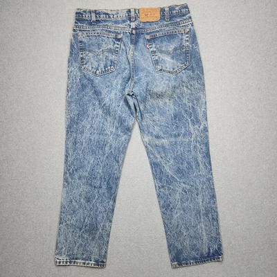 Jeans vintage Levis 506 35x30 lavado ácido desvanecimiento confort rectos años 90 hechos en EE. UU. Foto 1 de 4