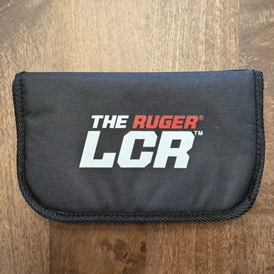 The Ruger LCR Soft Case, Padded, Black, Concealed, Magazine Compartment - Image 1 of 4
