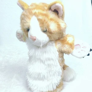 The Puppet Company Ginger Cat Orange Tabby Long Arm Hand Puppet Plush 14.5” - Picture 1 of 7