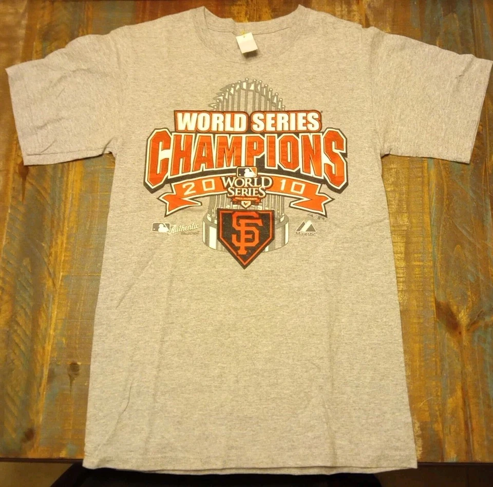 Camiseta Campeones Serie Mundial 2010 Gigantes de San Francisco Foto 1 de 1