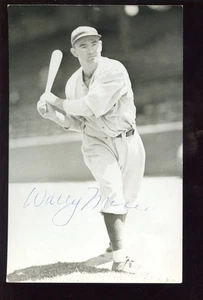 Vintage Original Wally Moses Photo Postcard Autographed EX - Picture 1 of 1