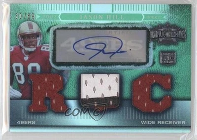 2007 Topps Triple Threads Emerald /69 Jason Hill #138 Rookie Auto RC - Image 1 of 2