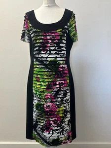 Joseph Ribkoff Dress Multicoloured Bodycon Knee Length - Picture 1 of 8