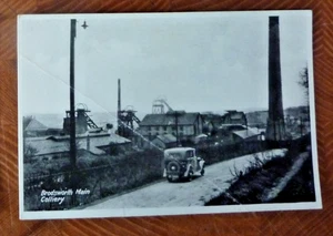 Postcard Brodsworth Main Colliery Coal Mine Doncaster Barnsley Old Car RP - Picture 1 of 2