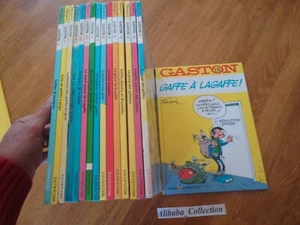 Lot 16 Comics Gaston Lagaffe 0 To 15 Editions Old Franquin Full Integrale - Picture 1 of 6