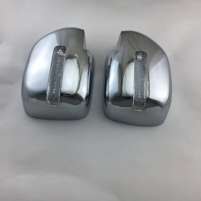 Хромированная светодиодная отделка бокового зеркала для 98–07 Toyota Land Cruiser / Lexus LX470 - Изображение 1 из 4