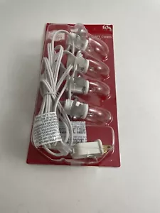 C7 multiple Light Cord Christmas Village light Buildings ON/Off Switch 5 ft - Picture 1 of 6