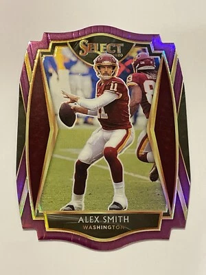 2020 Panini Select Football Die-Cut Purple - Alex Smith - Washington Commanders - Image 1 of 2