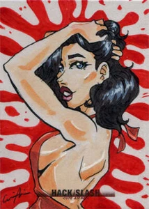 Hack/Slash Cute As Hell 5finity 2019 Sketch Card by Eli Benik V3 - Picture 1 of 1
