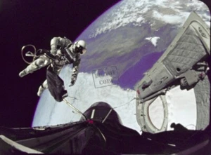Astronaut Edward H. White II Gemini-Titan 4 spacewalk Gemini Program 8X12 PHOTO - Picture 1 of 1