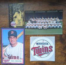 Minnesota Twins 1998 Team Photo, 1999 Schedule, Paul Molitor, Sticker