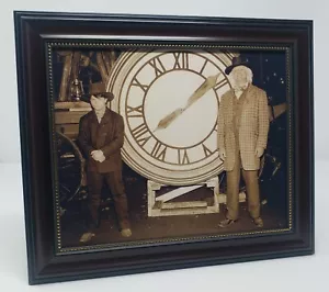 Back to the Future - Marty & Doc Clock Tower Photo Reproduction Prop 8x10 Photo - Picture 1 of 5