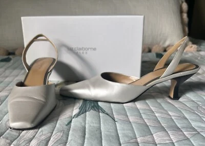 Liz Claiborne - Arpel Soft Silver Kidskin - Talla 11 Foto 1 de 2