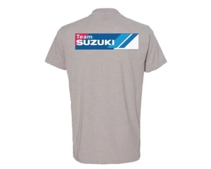 Suzuki Team Racing T-Shirt Grey - Picture 1 of 14