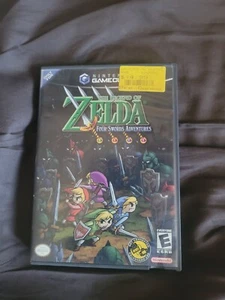 Four Swords Adventures (GameCube) CIB Complete + Gameboy Adv SP + GameCube Cable - Picture 1 of 10