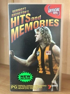 DERMOTT BRERETON'S HITS and MEMORIES ~ HAWTHORN ~ AS NEW PAL VHS VIDEO - Picture 1 of 2
