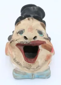 Vtg Big Mouth Novelty Ashtray Smoking Tobacco Hobo Cigar Pottery Barware Japan - Picture 1 of 7