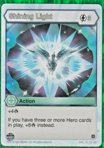 1 x Bakugan Age of Aurelus Shining Light Action Card - ENG 29 CO AA New - Picture 1 of 1