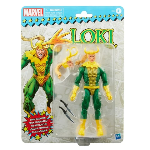 Marvel Legends Retro Cardback 6" Loki Comics Version Hasbro Pulse 211201 Cover