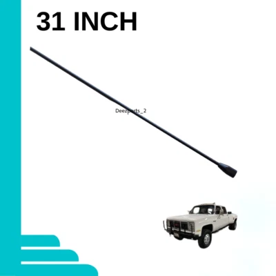 Antena 31" negra para GMC Safari 1985-2005 hembra Foto 1 de 4